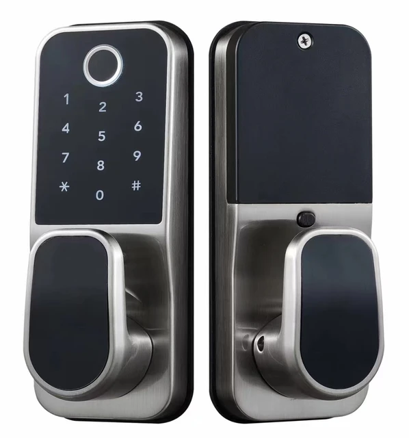 BL15-F IP65 Waterproof TTlock Smart Door Lock Biometric Fingerprint Security Deadbolt Single Latch Door Lock