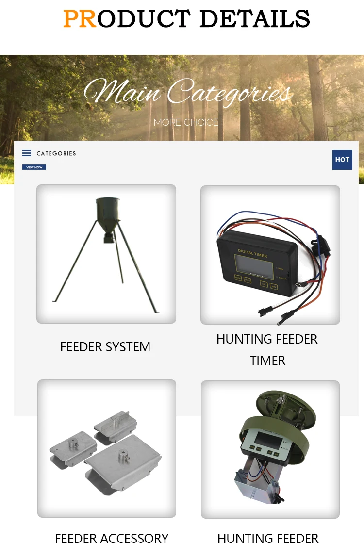 All in One Hanging Automatic Hunting Game Deer Gravity Feeder Kit ...