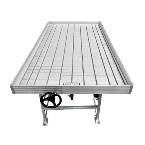 Ebb and Flow Rolling Bench Rolling Tray Table Rolling Grow Bench