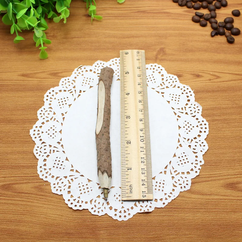 Environmentally Friendly Wood Natural Tree Branch Bark Biodegradable Environmentally Friendly Ballpoint Pen Pencil