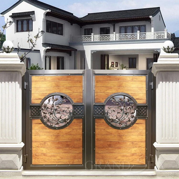 house with gate
