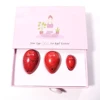Oeuf jaspe rouge