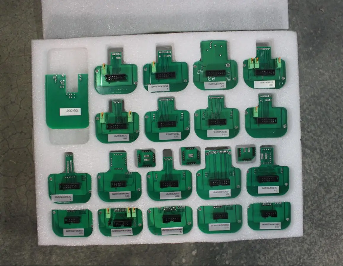 22PCS Full Set LED BDM Frame ECU RAMP Adapters for KTAG KESS KTM Dimsport BDM Probe Adapters