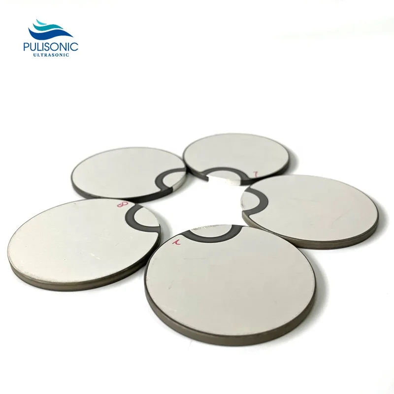 Custom Ultrasonic Transducer Piezo Ceramic Ring Pzt 5A Humidifier Disc Plate 40Khz Element Alumina Ceramic Material