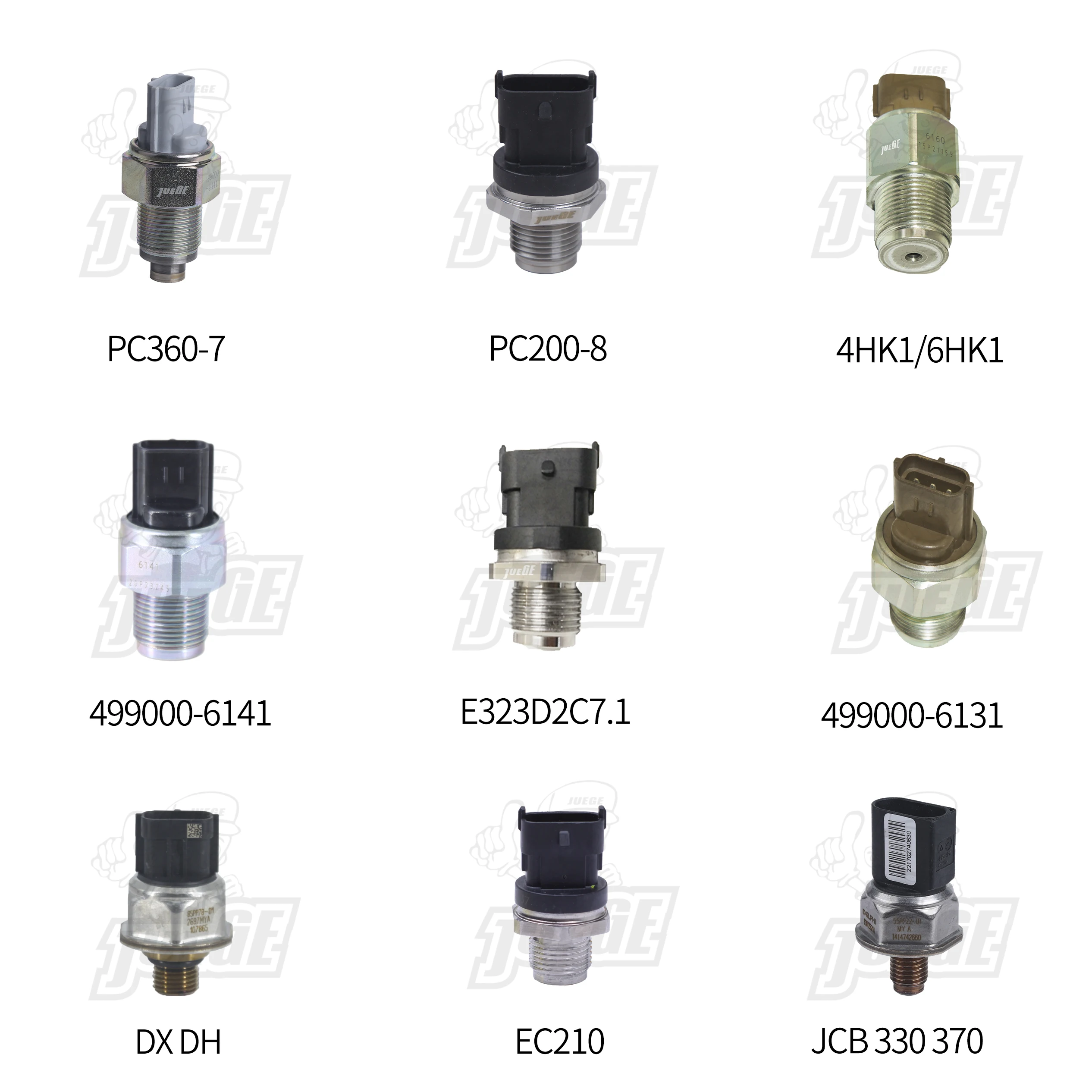 りょう JUEGE 85PP78-01 Common Rail Pressure Sensor for DX340 DX225