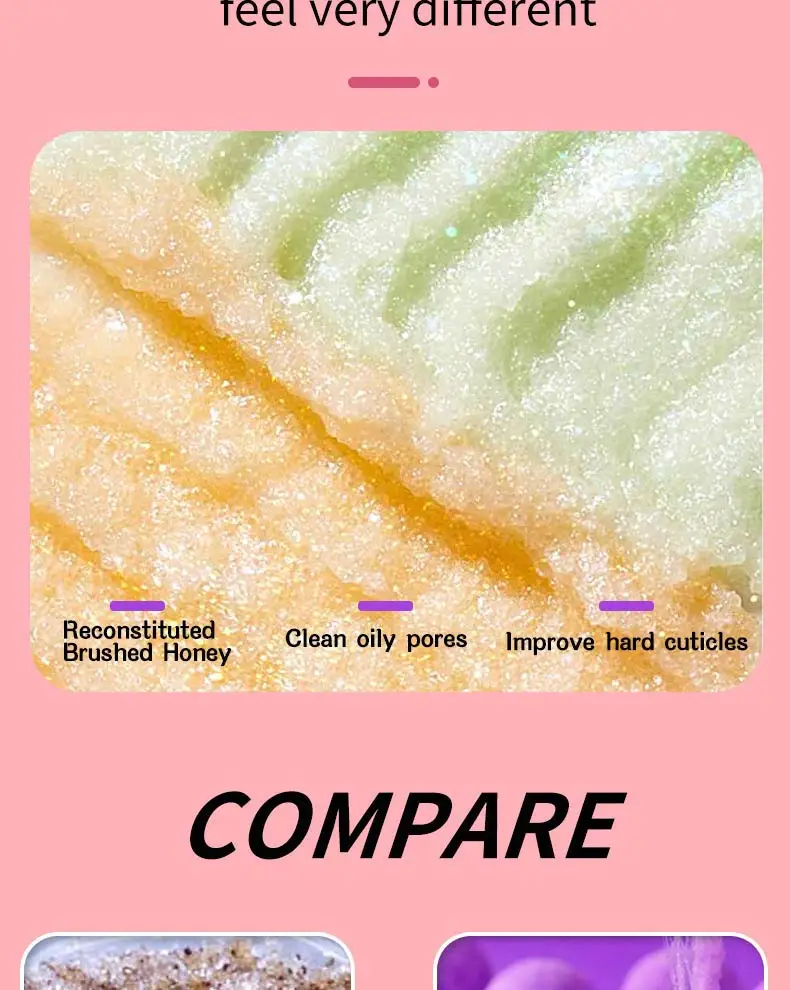 Private Label Oem Custom Nature Exfoliator Organic Body Scrub Foaming