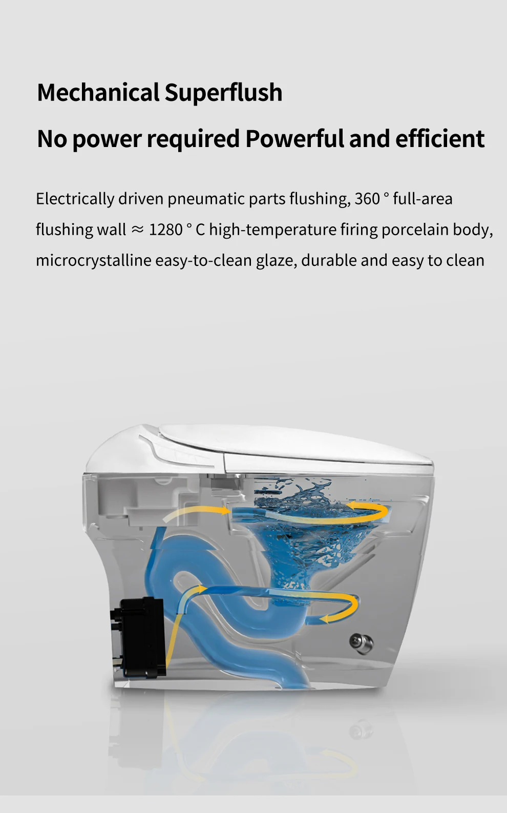 product modern sanitary ware auto open electric smart toilet automatic bathroom closestool ceramic intelligent smart toilets for hotel-10