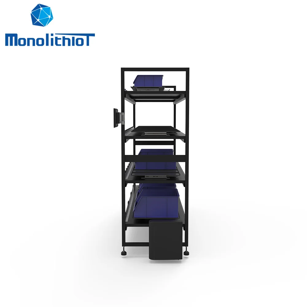 MonolithIoT Automatic Inventory Counting Management WMS System Smart Shelves for Fasteners Material Management