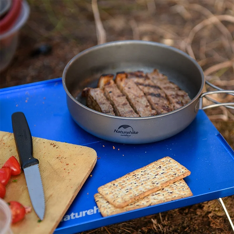 Naturehike その他のキャンプ＆ハイキング用品 超軽量チタン鍋 純チタン調理器具 アウトドアキャンプ用調理器具