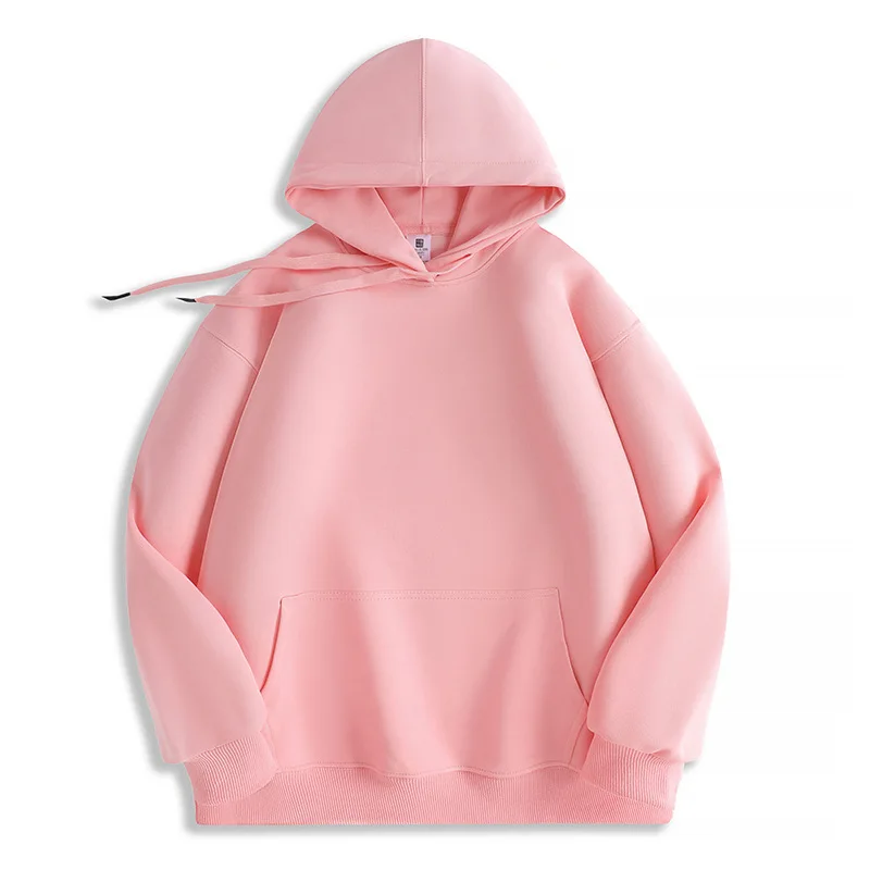 Double-layer Hooded Shoulder Pullover Hoodie for Men Autumn Winter Fashion Brand Large S preview