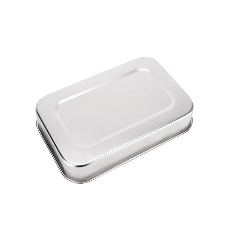 Stainless Steel Dental Instruments Tray With Lid Surgical Nursing