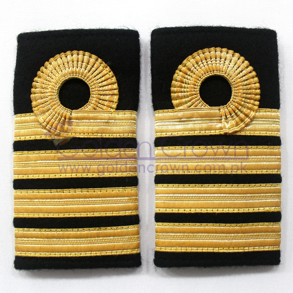 Wholesale French Lace Officers Rank Slides Epaulettes Custom Textile ...