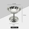 Lotus ice cream cup high-precision 304 silver