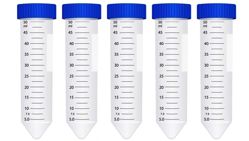 Disposable plastic 50ml conical bottom centrifuge tube details