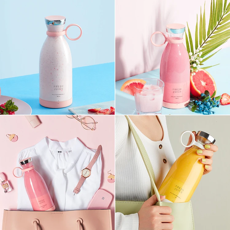 Перезаряжаемый миниатюрный Электрический аппарат для приготовления апельсинового сока Миксер смузи Быстрый портативный блендер Blendie бутылка и
