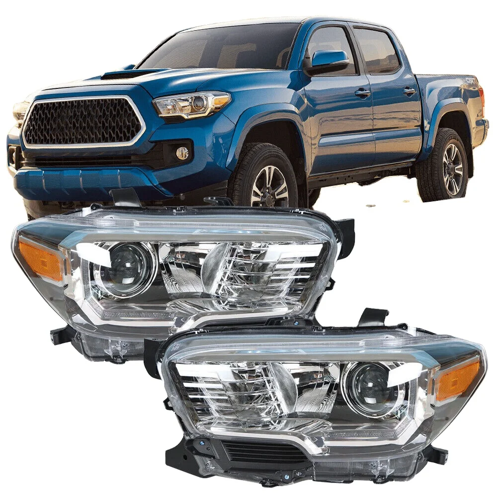 Saivis auto parts car body halogen LED headlight headlamps for TOYOTA Tacoma 2016 2017 2018 2019