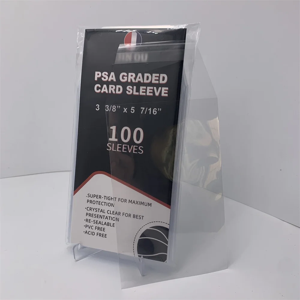 resealable card sleeves Graded Card Resealable Sleeves (100ct) main image 0