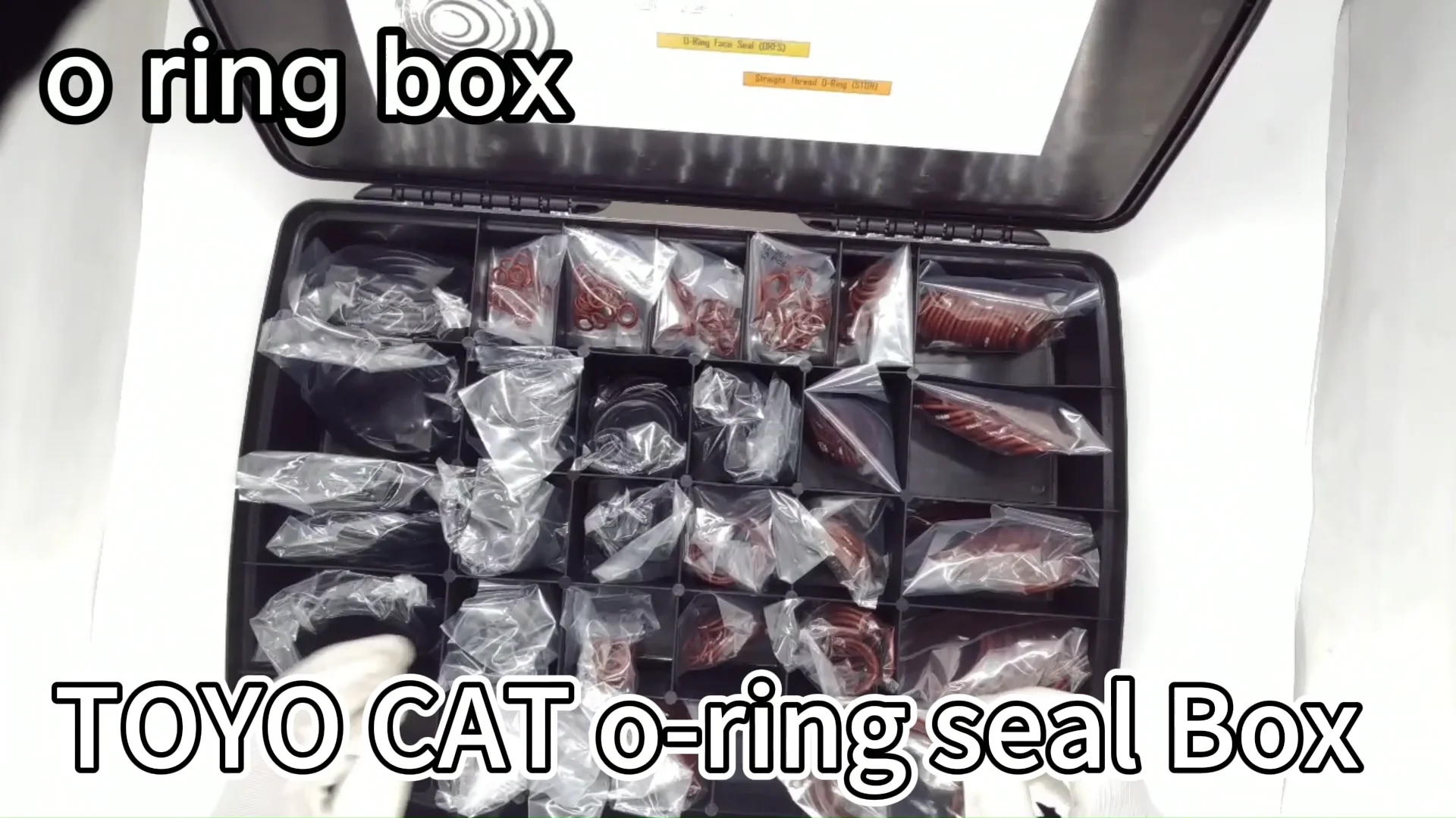Standard Cat Nbr O Ring 4c8253 Seal Kit Box Yellow Silicone Oring Box