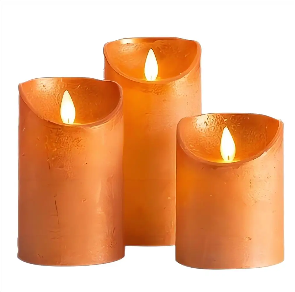 Velas Votivas Sin Llama Con Control Remoto, 3pack Parpadeante De Pilas LED Telas De Luz De Té, Vela Falsa Realista Para Boda, | ES