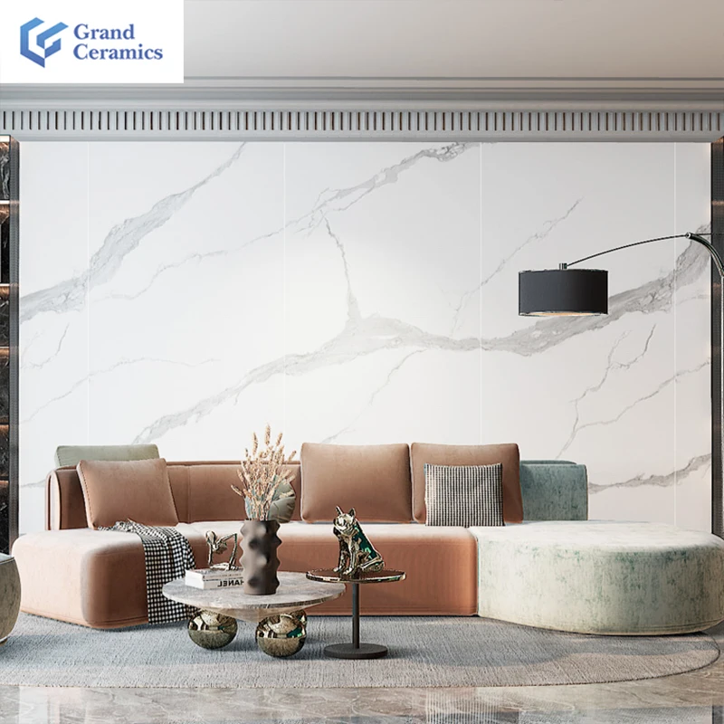 Foshan big slabs artificial marble sintered stone for wall floor table