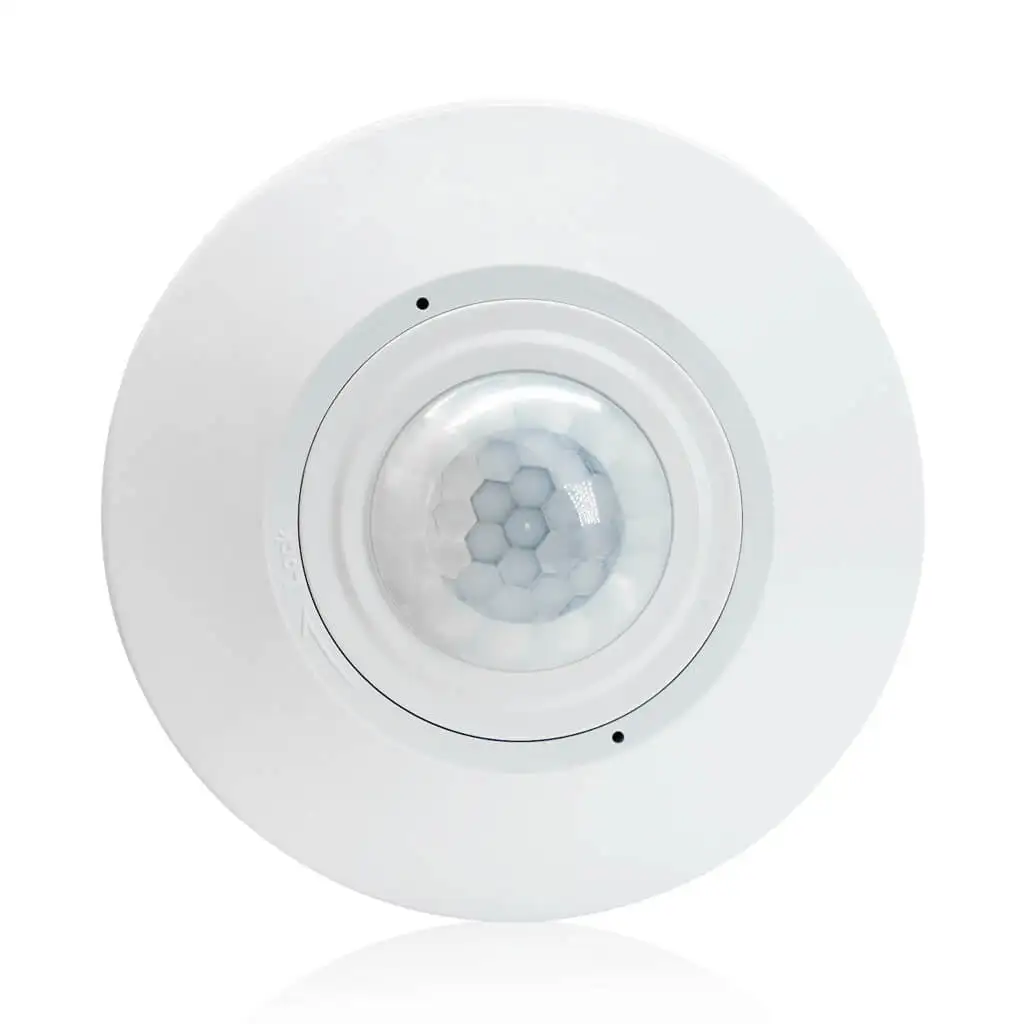 RZ036 PIR Ceiling Motion Sensor, 12V/24V Automatic ON/OFF Light Control for Smart Home & Office High Sensitivity 360° Detection