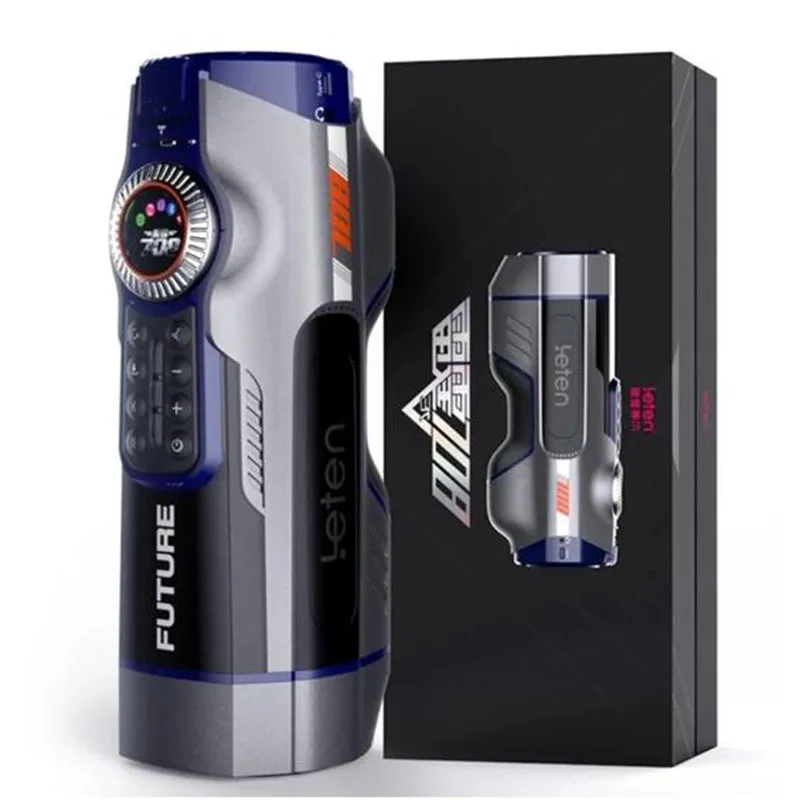 Leten708 Future High Speed Automatic Telescopic Male Masturbator Real Pussy  Heating Moaning Sucking Masturbation Sex Toy for Men