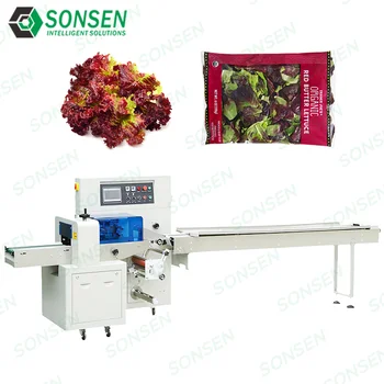 Automatic Organic Vegetable Pillow Multi-function Packaging Machine for Fresh Fruits and Vegetables Small Business Ideas Package