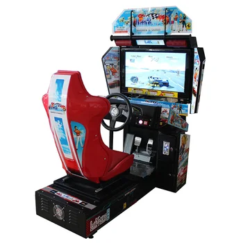 32 LCD coin operated driving gaming simulator game arcade car racing Outrun game machine