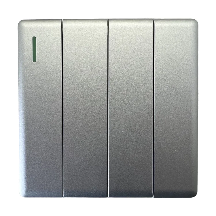 VNX High Quality Research Product 3Gang 2Way White Spray Paint Large Panel UK Standard Wall Socket