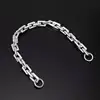 Argent, longueur totale 40 cm boucle comprise