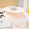 3.8cm textured light pink 1 yard (100 yards/roll)