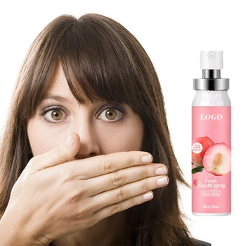 Our factory custom wholesale long-lasting fragrance fresh breath deodorant fruit flavor mouth freshener spray