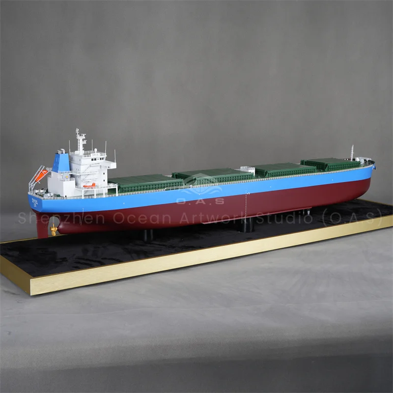 Our bulk carriers model, custom-made for Cochin Shipyard LTD, is built with strict scale restoration, including precise boat draft model, complete ship measurements model and engraved ship name. Made of high-grade materials with exquisite craftsmanship, it fully replicates hull lines, superstructure and deck details. Suitable for shipyard exhibitions, technical displays, corporate gifts and office ornaments. Customizable size, color and marking; stable production and ideal for shipping, shipbuilding and offshore enterprises.Amber@vesselmodel.com Tel: +86 18038048785