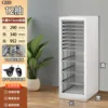 95 haut simple rangée blanc crème-12 tiroirs-412 cm