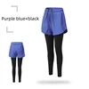 Pantalon violet bleu noir (femme)