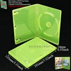 Boîtier 1 DVD 14 mm G10A - Vert transparent