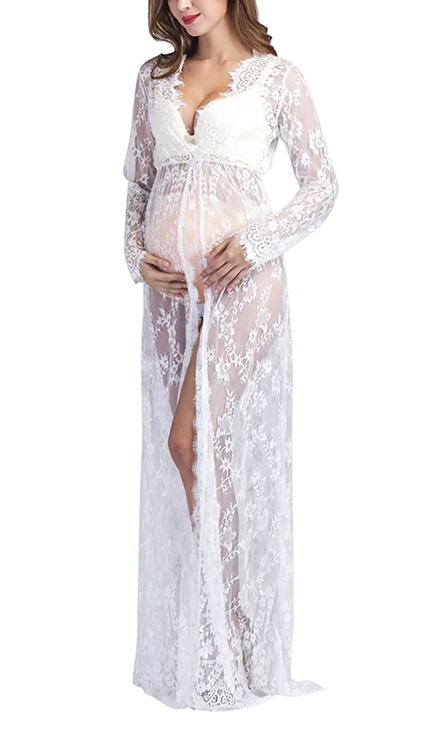 Maxi Maternity Gown Maternity Clothing 