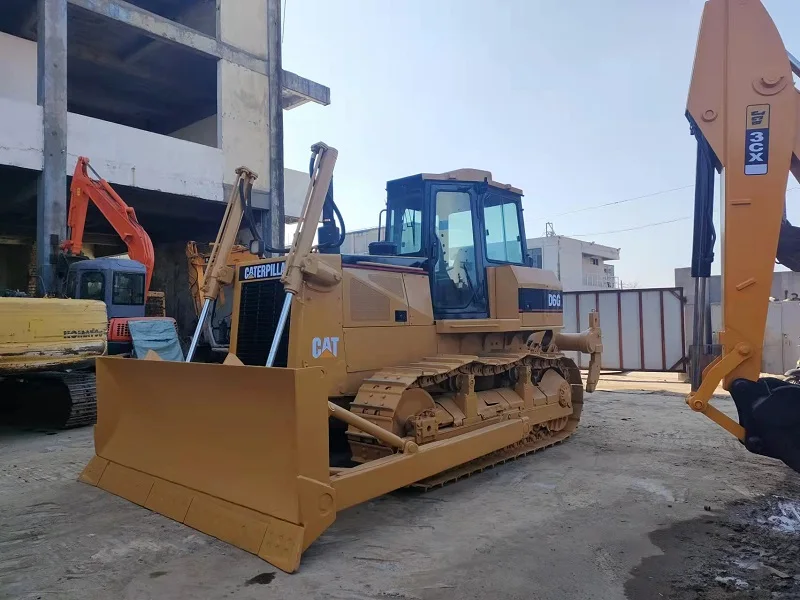 Used CAT D6G Bulldozer Machine Economical D7 D6 D5 D4 Caterpillar Machinery With Engine and Pump Core Components
