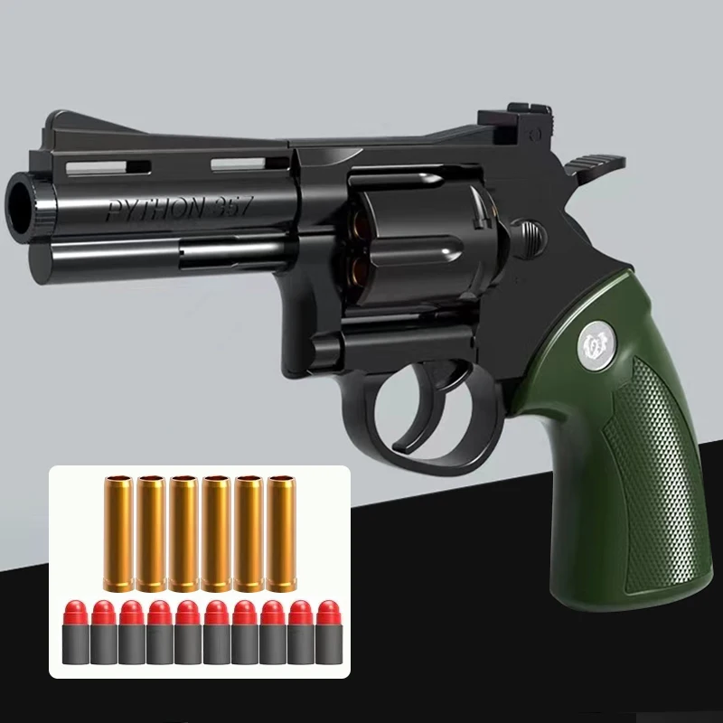 ZP5 Shell Ejecting Toy Gun Airsoft Bullet Pistol Gun Soft Foam Dart Blaster Bullet Toy Gun for Adults Kids Outdoor Play Toys