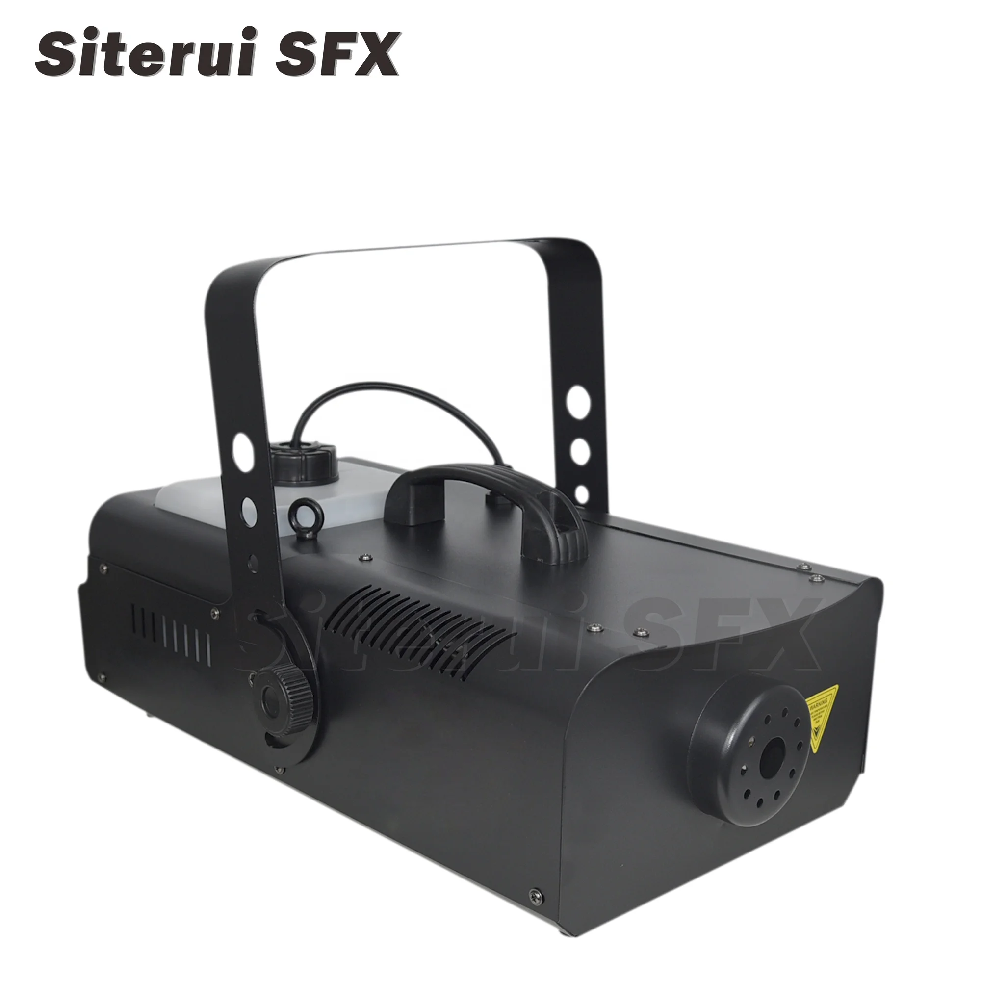 SITERUI SFX All Black Shell case 1500W Fog Machine Dmx or Remote Control Electric Smoke Machine Indoor Artificial Smoke Machine