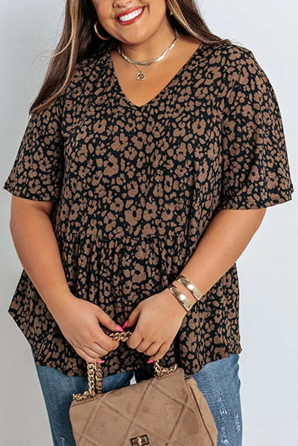 plus size chiffon tunics