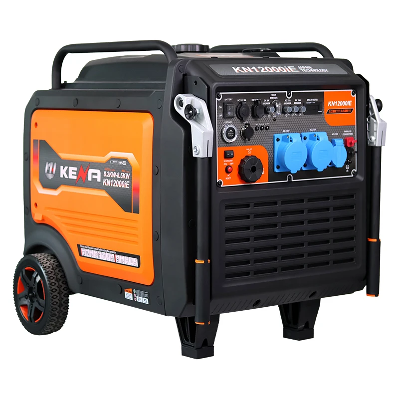 İnvertör Jeneratörü 50/60Hz 8kVA Taşınabilir Ev Kullanımı Benzinli Jeneratör 220V 380V Benzin Gücü 1kW 2kW 3kW 5kW 8Kva