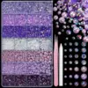 28 grilles violet + perle