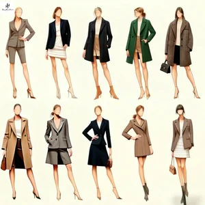 Garment Design High Quality Vendors Factory Manufacturers Custom Clothing Vendors for Boutiques Clothes Casual Women Dress Coat