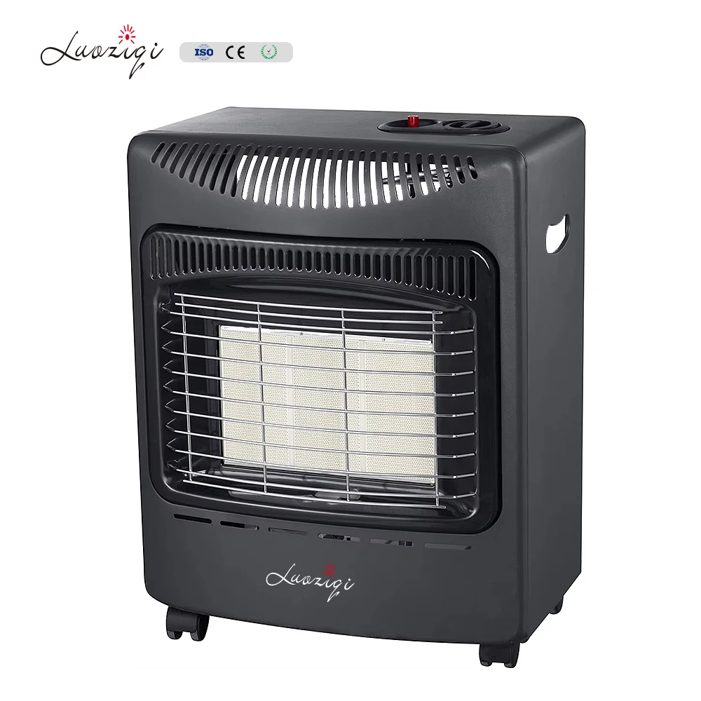 High Quality CE Certified Indoor Mini Mobile Propane Gas Heater for Home Use Portable Thick Protective Net for Bedroom