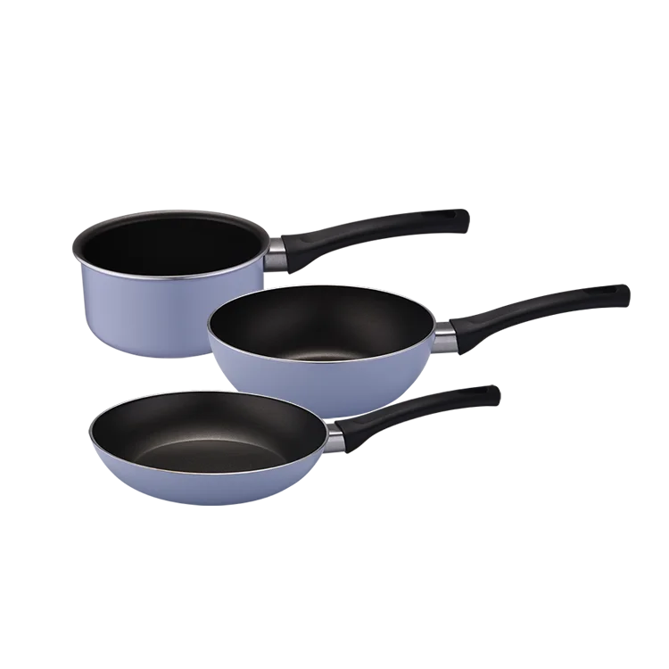 Asd 3pcs Kitchen Ollas Cooking Pots And Pans Roller Coating Aluminium