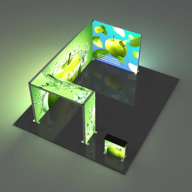 TianLang Изложben Стенди Осветлени Бокси за Реклама Изложben Стенден Переносим Осветлен Seg Переносим Lightbox