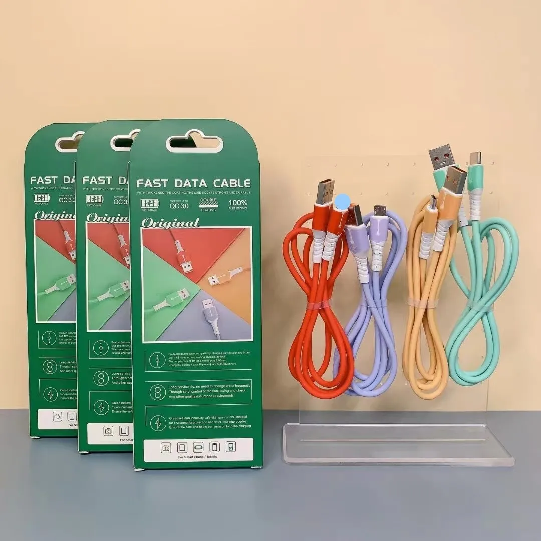 New Arrival 3A Type-C Fast Charging Data Cable Phone Micro-usb Data Transfer Cable Mobile Phone Accessories