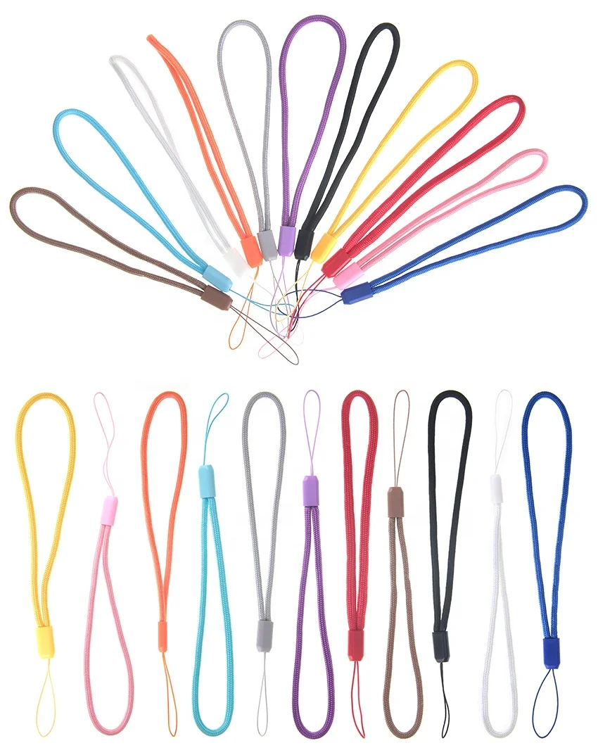 Yaxiny Handpolsband sleutelkoord voor mobiele telefoon, USB-flashdrive, mp3, mp4, mini-camera (50 stuks, roze
