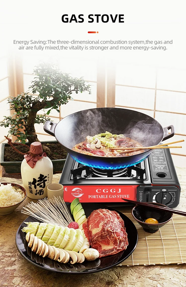 Garden Automatic Ignition Stove Portable Butane Outdoor Camping Gas